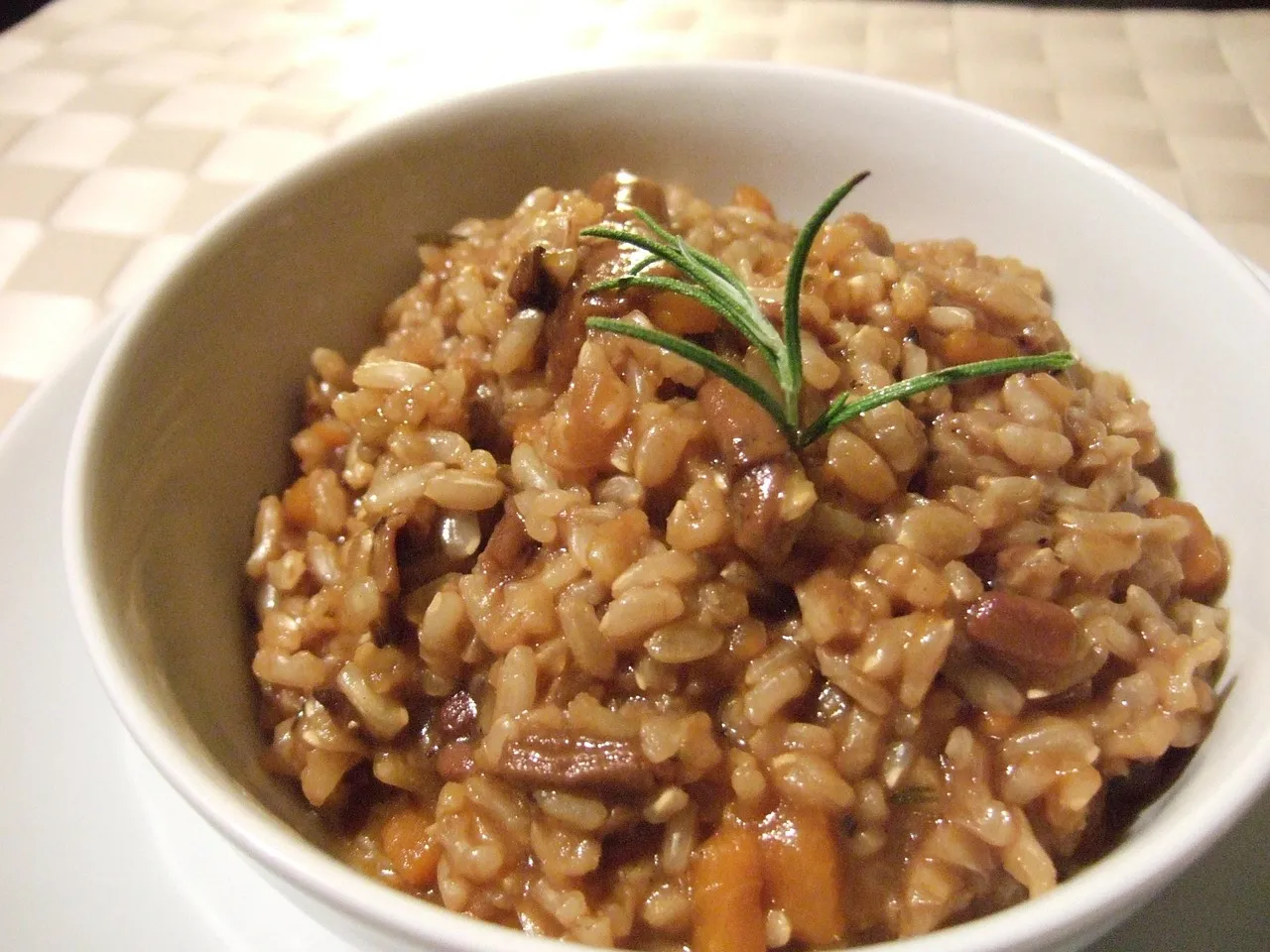 Cornish Game Hen and Butternut Squash Risotto